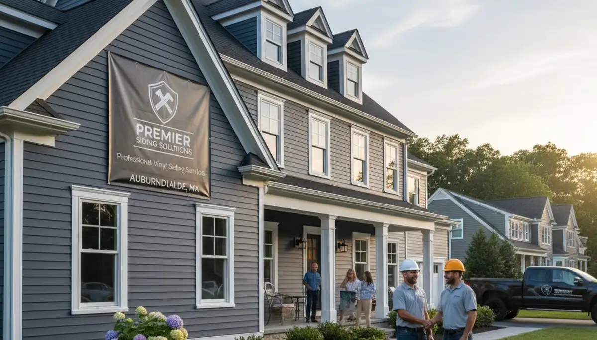 Professional vinyl siding services for homes in Medford MA by vinylsidingmedford.com experts