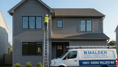 Professional vinyl siding installation service in Medford MA homes and commercial buildings