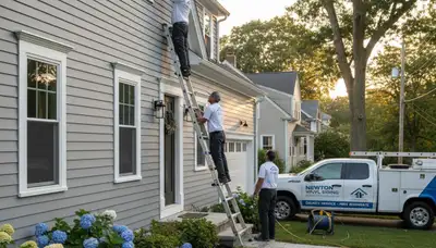 Vinyl siding installation by local contractors in Medford MA homes