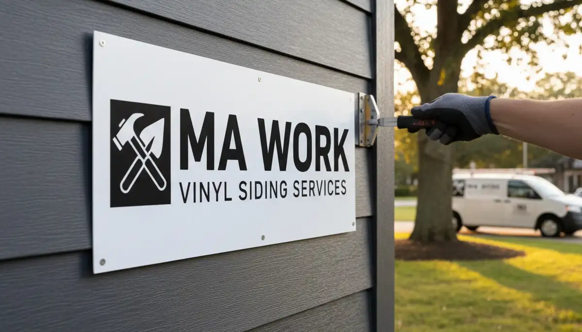 Professional vinyl siding installation on home exterior in Medford, MA