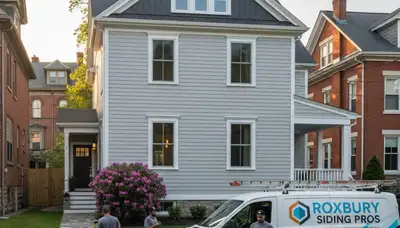 Vinyl siding installation by local contractors in Medford, MA homes