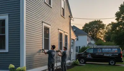 Professional vinyl siding installation by local contractors in Medford, MA