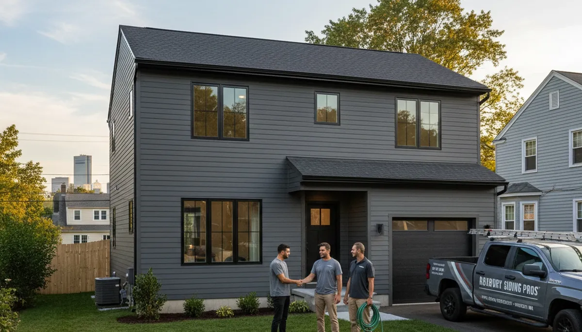 Professional vinyl siding installation service in Medford MA by vinylsidingmedford.com