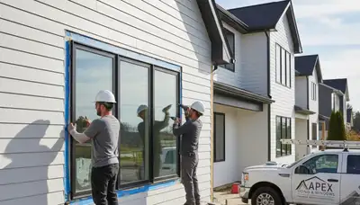 Professional window installation by vinyl siding experts in Medford, MA homes